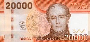 20000 Pesos Chilenos