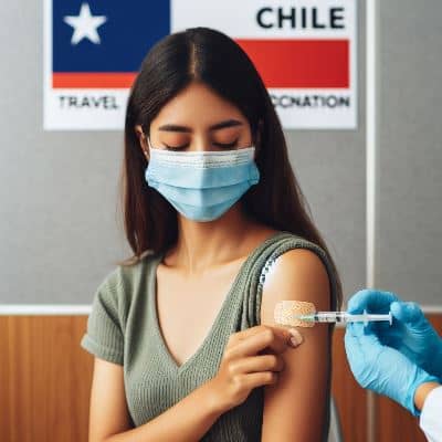 Impfung einer Chilenin