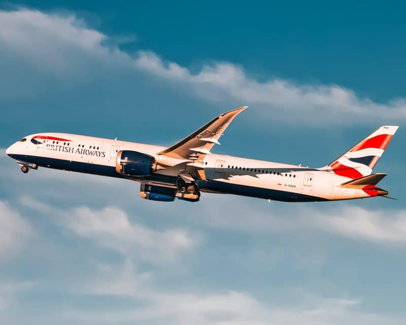 British Airways - Chile Flug